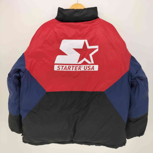 スターター STARTER REFLECTIVE PUFFA フルジップ リバーシブル ダウン ジャケット メンズ import:L