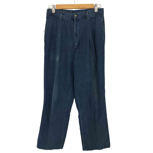 WILLIAM BURNS USA製 2タック デニムスラックス メンズ