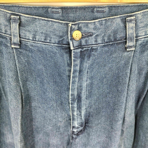 WILLIAM BURNS USA製 2タック デニムスラックス メンズ