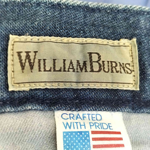 WILLIAM BURNS USA製 2タック デニムスラックス メンズ