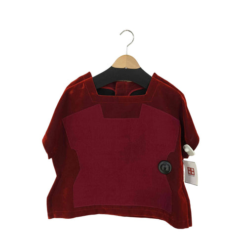 コムデギャルソン COMME des GARCONS 12AW 二次元期 ベロアトップス レディース JPN:S