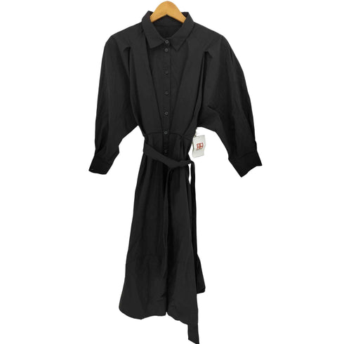 ルイルエブティック RUIRUE BOUTIQUE コットン混 ナイロン シャツワンピース レディース import:XL