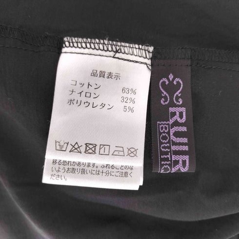 ルイルエブティック RUIRUE BOUTIQUE コットン混 ナイロン シャツワンピース レディース import:XL