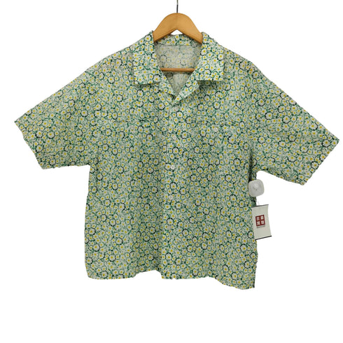 Camphor wood flower pattern open collar shirt カンファーウッド 花柄 オープンカラー S/S シャツ メンズ JPN:M