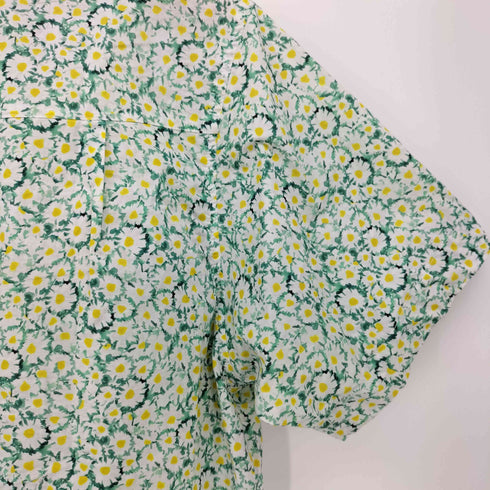 Camphor wood flower pattern open collar shirt カンファーウッド 花柄 オープンカラー S/S シャツ メンズ JPN:M