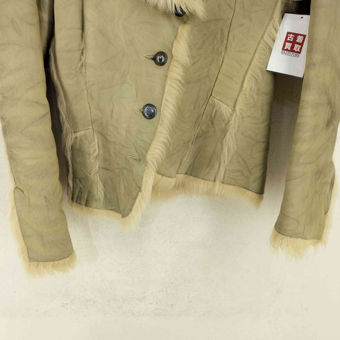 .IT 100%SHEARLING ムートンファージャケット レディース EUR:42