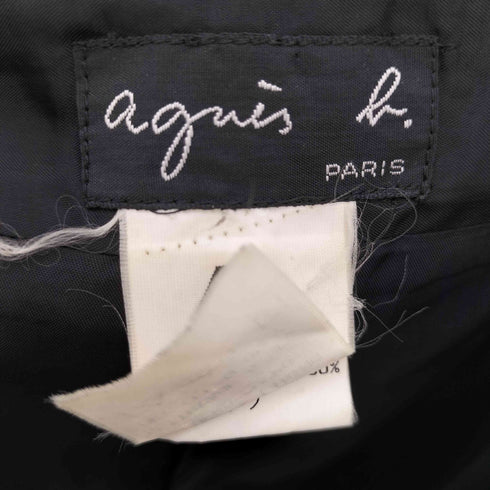 アニエスベー agnes b. サイドボタン ウール ショーツ レディース 40