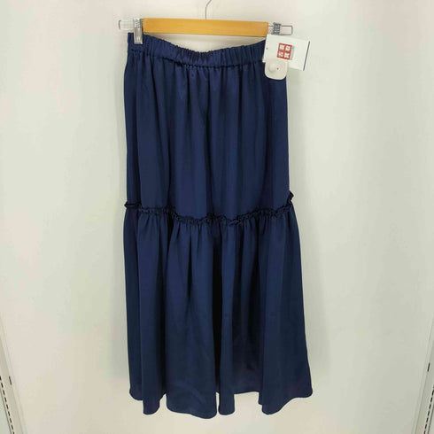 レディラックルカ LADY LUCK LUCA サテン ラウンド ティアードスカート レディース FREE