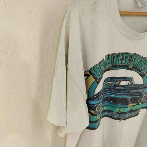 ヘインズ Hanes 90s MADE IN USA フロントグラフィックプリントTシャツ HOT AUGUST NIGHTS メンズ import:XXL