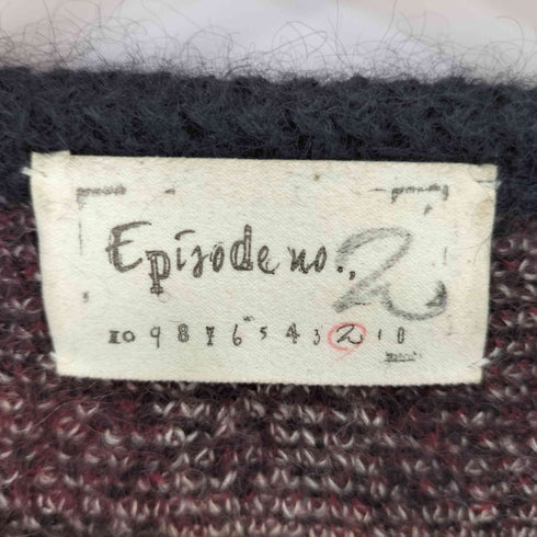 Episode No. モヘア混 ナイロン カーディガン メンズ JPN:1