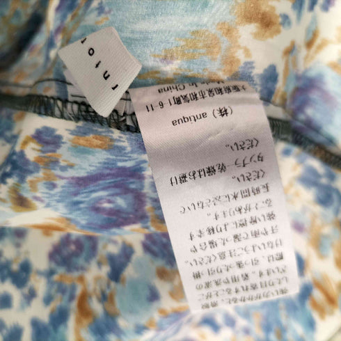 パターントルソー PATTERNTORSO シアー×花柄ドッキングシャツ レディース FREE