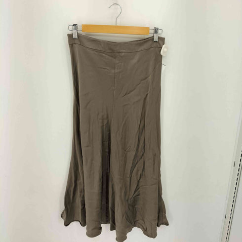 ザラ ZARA サテン エフェクト ミディスカート レディース import:L