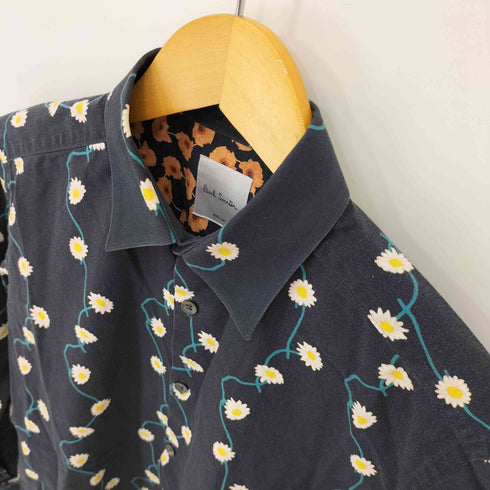 ポールスミス Paul Smith コットン 花柄シャツ メンズ import:M