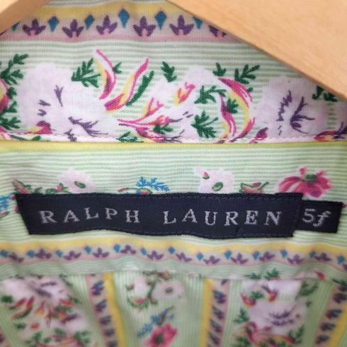 ラルフローレン RALPH LAUREN フラワー 総柄 L/S シャツ メンズ 5f