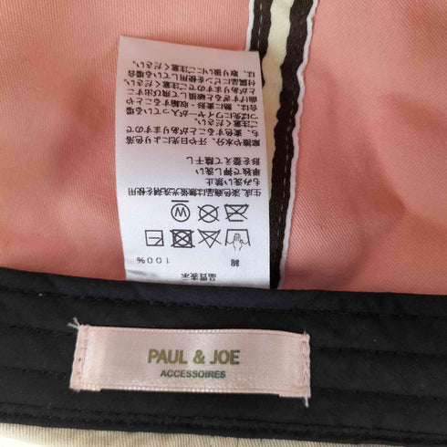 ポールアンドジョー PAUL&JOE アニマル刺繍 6パネルキャップ レディース