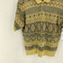 80s COTEDAZUR 3Dニット コットンリネンポロシャツ JAPANESE メンズ JPN:M