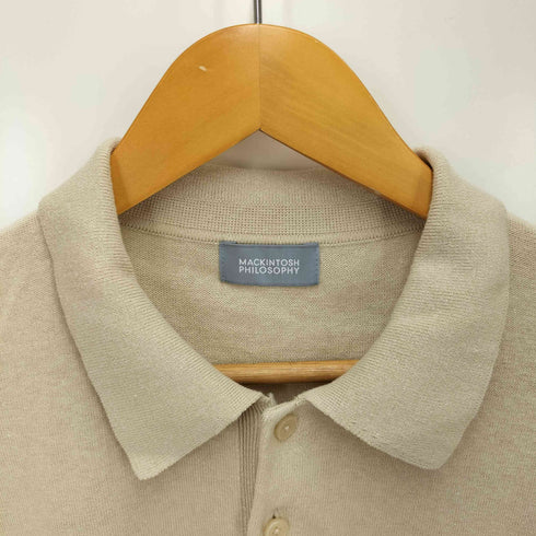 マッキントッシュフィロソフィー MACKINTOSH PHILOSOPHY GREY LABEL リネンミックスポロニット メンズ 6