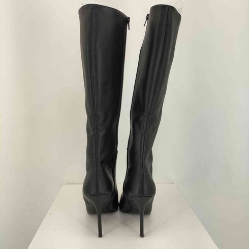 チャールズキース CHARLES & KEITH テクスチャー スティレットヒール ロングブーツ レディース