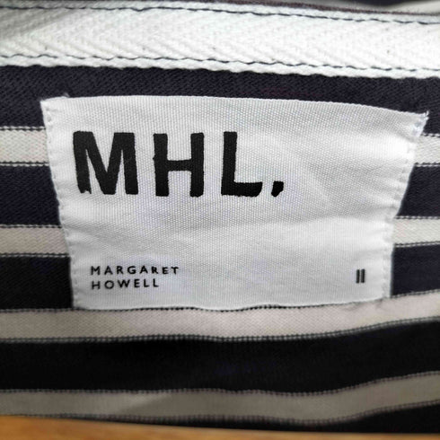 エムエイチエル MHL. ボーダーバスクシャツ レディース 2