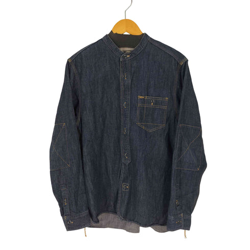 ヒューストン HOUSTON ノーカラーデニムシャツ メンズ JPN:XL