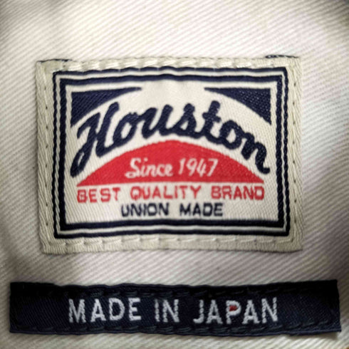 ヒューストン HOUSTON ノーカラーデニムシャツ メンズ JPN:XL