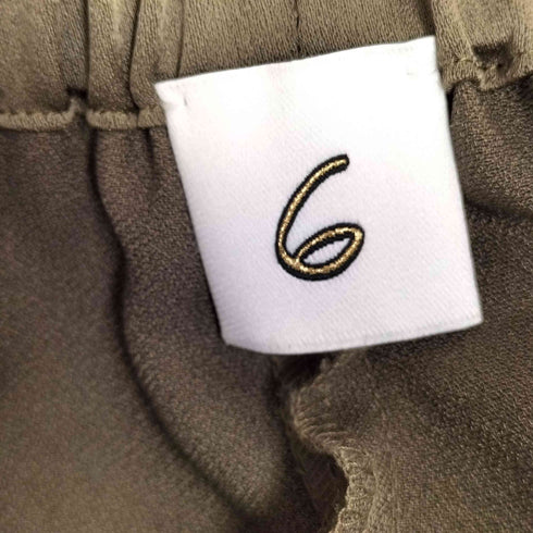 ロクビューティーアンドユースユナイテッドアローズ 6 BEAUTY & YOUTH UNITED ARROWS NEW SATIN PANTS ニュー サテン パンツ レディース JPN:36
