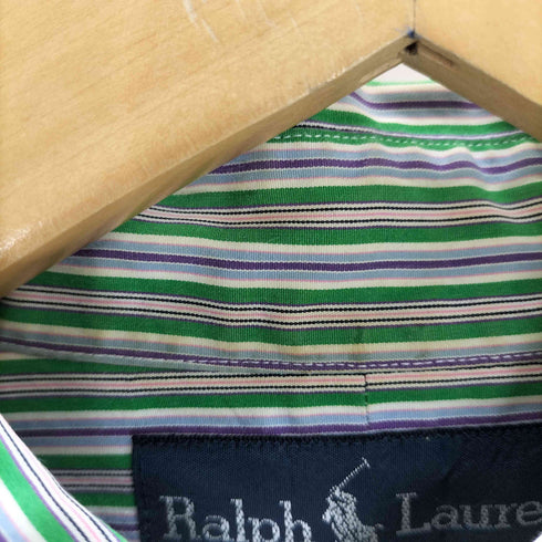 ラルフローレン RALPH LAUREN ボタンダウンストライプシャツ メンズ import:M