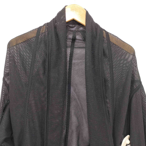 ユリウス JULIUS 24SS DRAPE NECK MESH CARDIGAN ドレープネック カーディガン メンズ 2