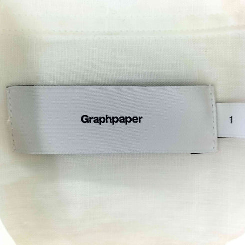 グラフペーパー Graphpaper Linen L/S Oversized Regular Collar Shirt メンズ JPN:1