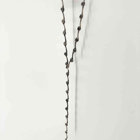 GUIDI NAIL CHAIN NECKLACE チェーンネックレス 釘デザイン BRUSHED SILVER 925 メンズ ONE SIZE