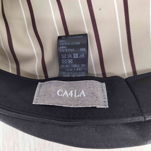 カシラ CA4LA LILITH FL レザーキャスケット マリンキャップ レディース