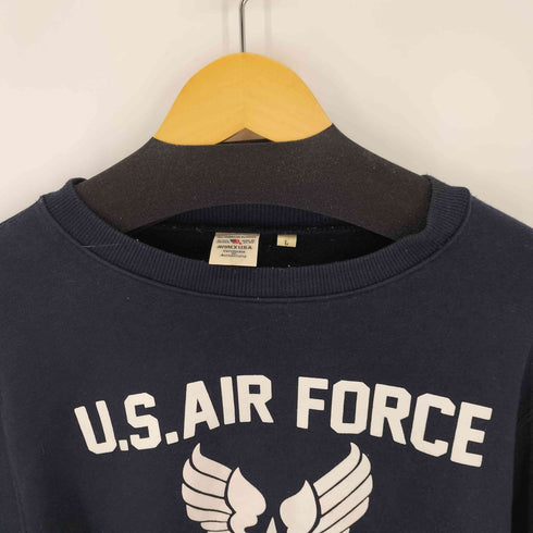アヴィレックス AVIREX US AIR FORCE プリント スウェット トレーナー メンズ JPN:L