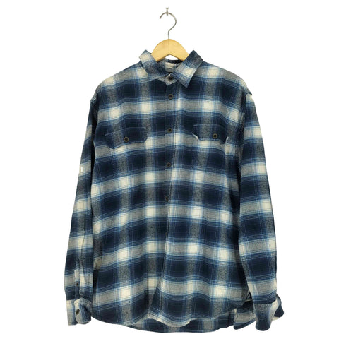 JACHS オンブレチェックコットンネルシャツ メンズ JPN:XL