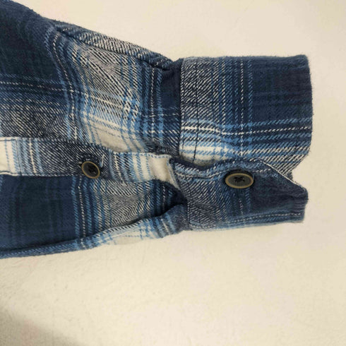 JACHS オンブレチェックコットンネルシャツ メンズ JPN:XL