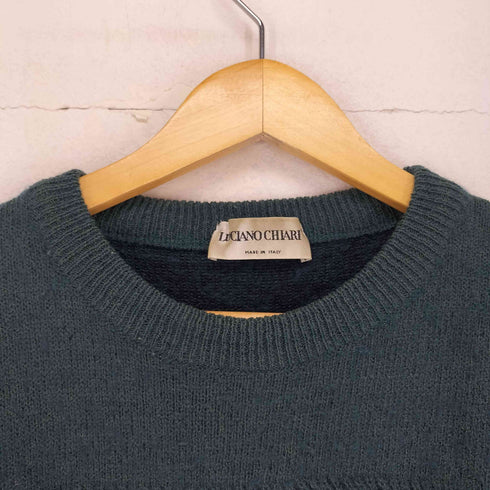 LUCIANO CHIARI MADE IN ITALY 織柄ニット メンズ