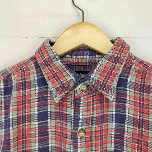 ラングラー Wrangler TRAILタグ チェック柄ヘビーコットンネルシャツ メンズ JPN:L