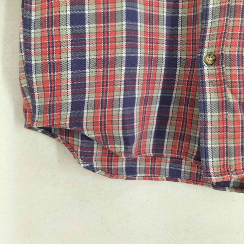 ラングラー Wrangler TRAILタグ チェック柄ヘビーコットンネルシャツ メンズ JPN:L
