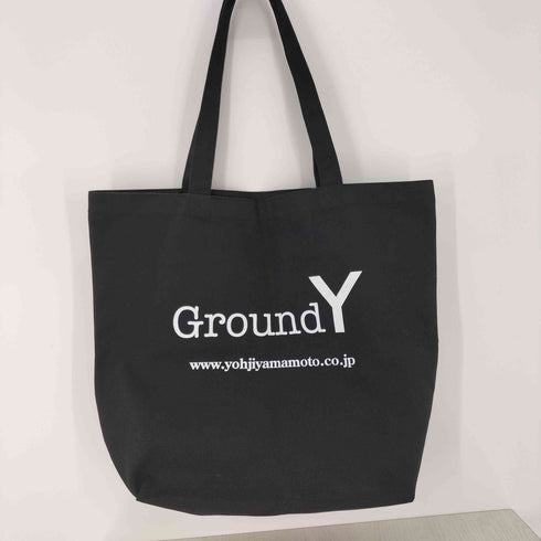 グラウンドワイヨウジヤマモト Ground Y Yohji Yamamoto Cotton Canvas Tote Bag コットンキャンバストートバッグ メンズ FREE