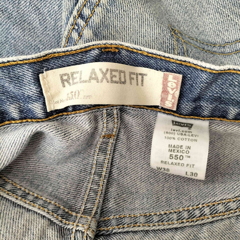 リーバイス Levis MADE IN MEXICO 550 RELAX FIT メンズ W38L30