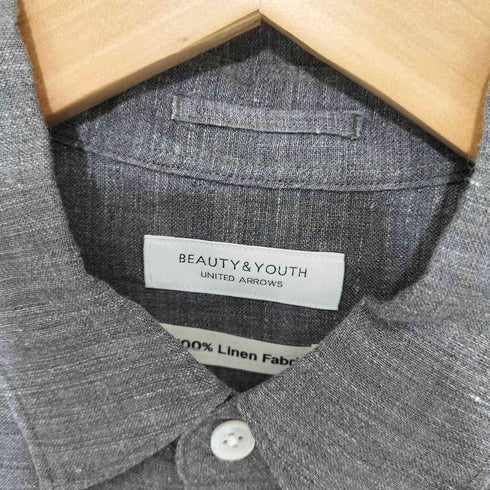ビューティーアンドユースユナイテッドアローズ BEAUTY & YOUTH UNITED ARROWS ロングスリーブリネンシャツ メンズ