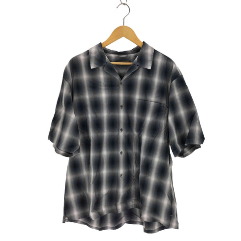 フリークスストア FREAKS STORE NEW LOOSE FIT OMBRE CHECK SHIRT SS メンズ JPN:L