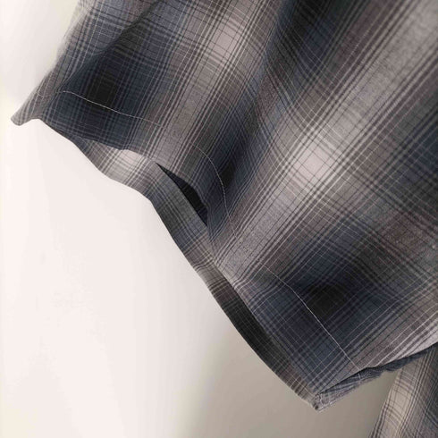 フリークスストア FREAKS STORE NEW LOOSE FIT OMBRE CHECK SHIRT SS メンズ JPN:L