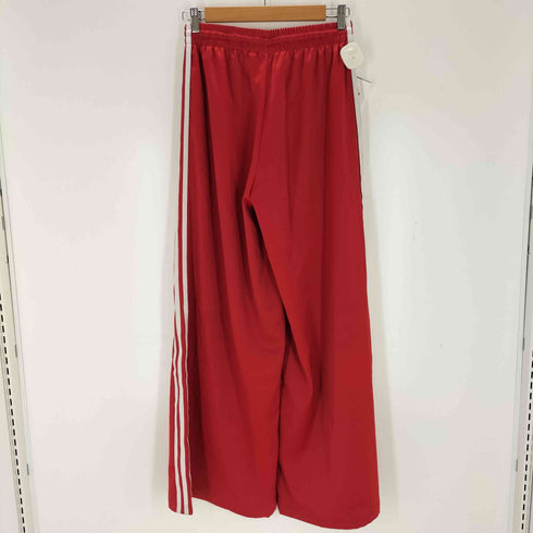 アディダス adidas サテン ワイドレッグ トラックパンツ レディース JPN:L