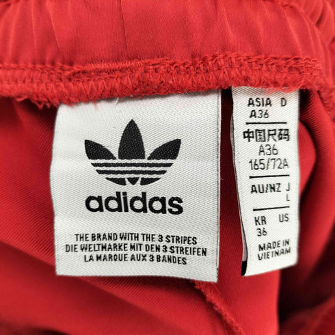 アディダス adidas サテン ワイドレッグ トラックパンツ レディース JPN:L