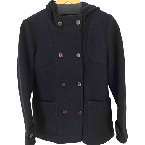 エディーバウアー Eddie Bauer PETIT ウールフーデッドコート レディース import:M