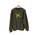 ステューシー Stussy 90s 紺タグ クロスボーンプリントスウェット メンズ import:XL
