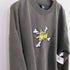 ステューシー Stussy 90s 紺タグ クロスボーンプリントスウェット メンズ import:XL