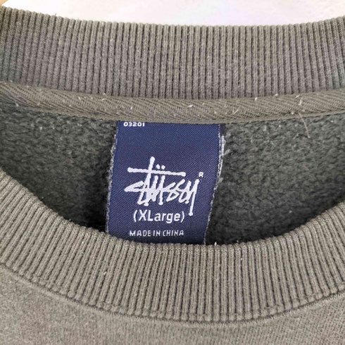 ステューシー Stussy 90s 紺タグ クロスボーンプリントスウェット メンズ import:XL