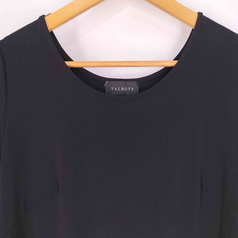 タルボット TALBOTS 総柄切替ポリワンピース レディース JPN:L