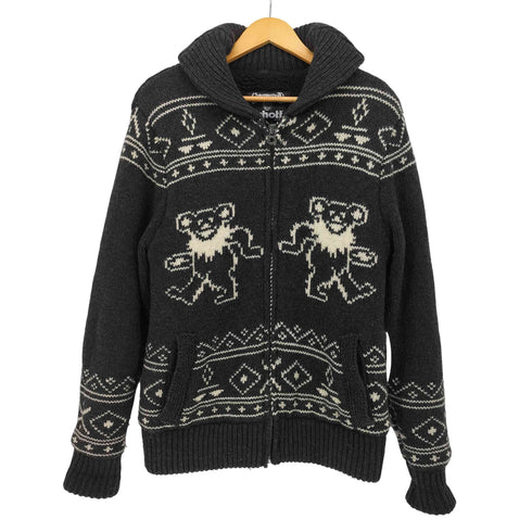 ショット Schott GRATEFUL DEAD ZIP SWEATER グレイトフル デッド ジップセーター メンズ import:M